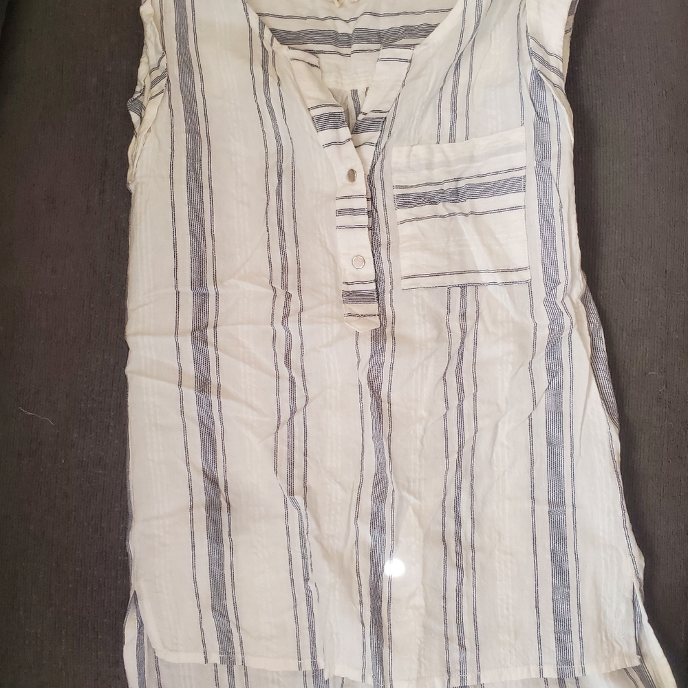 Sleeveless Cotton Top